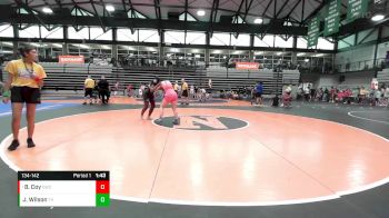 134-142 lbs Semifinal - Brooke Coy, Oswego Wrestling Club vs Jalah Wilson, Thornton HS