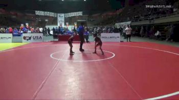 53 lbs 3rd Place Match - Noah Roman, LAWC vs Justin Fuentes, California
