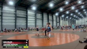 122 lbs Finals (8 Team) - Adrianna Whitfiled, Combat Athletics Girls vs Leah Willen, Team Ohio Scarlet