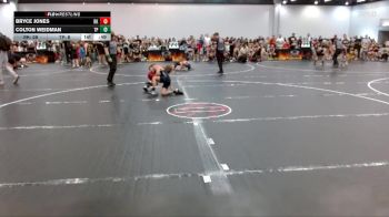 68 lbs Round 1 (3 Team) - Bryce Jones, Rising Kingz vs Colton Weidman, Team Palmetto