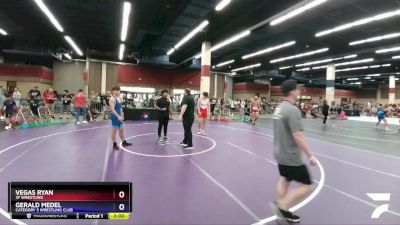 157 lbs Cons. Round 3 - Vegas Ryan, 3F Wrestling vs Gerald Medel, Category 5 Wrestling Club
