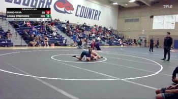 157 lbs Champ. Round 2 - Logan Struthers, Clackamas Unattached vs Diago Silva, Simon Fraser (B.C.)