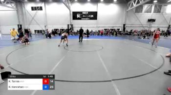 101 lbs 3rd Place - Karina Torres, Misfits Live Wire vs Riley Hanrahan, Midwest Black Mambas Team 2