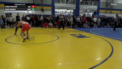127 lbs Consy 3 - Chris Phillips, Baylor-TN vs Gage Swank, Muncy