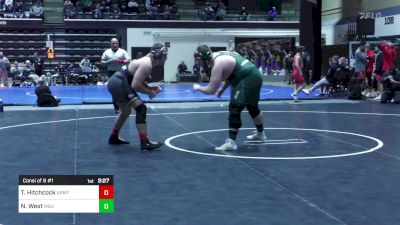 285 lbs Consi Of 8 #1 - Tristen Hitchcock, Army vs Nick West, Michigan State