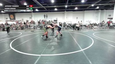 100K (220.5) + 2.2 = 222.7MAx kg Quarterfinal - Anthony Romero, Unattached vs Kaden Dingee, Gold Rush Wr Ac