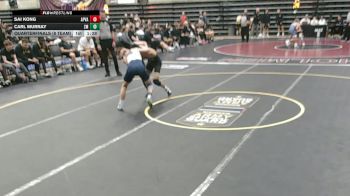 121 lbs Quarterfinals (8 Team) - Carl Murray, Zumbrota-Mazeppa, MN vs Sai Kong, Apple Valley, MN