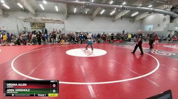 140 lbs Cons. Round 2 - Aden Windholz, Broomfield vs Medina Allen, Legacy