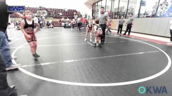 64-67 lbs Semifinal - Keegan Myers, Cushing Tigers vs Woodrow Carroll, Cushing Tigers