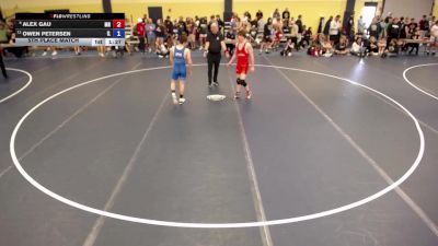 132 lbs 5th Place Match - Alex Gau, MN vs Owen Petersen, IL