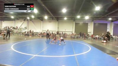 50 lbs Consi Of 8 #2 - John Watkins, SoCal Hammers vs Owen Coronado, Madera WC