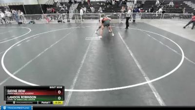 144 lbs Cons. Round 5 - Dayne Rew, Moen Wrestling Academy vs Landon Robinson, Level Up Wrestling Center