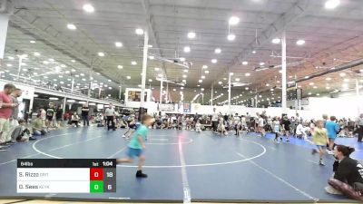 64 lbs Semifinal - Salvatore Rizzo, Grit Mat Club vs Dawson Sees, Keystone Krush