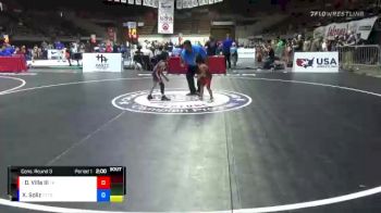 43 lbs Cons. Round 3 - David J. Villa Iii, California vs Xavier Soliz, Crossroads YITA Tigers SF Wrestling Club