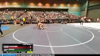 190 lbs Cons. Round 2 - Moses Mackabee, Whitney vs Cole Lemons, Reno