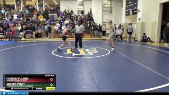 122 lbs Quarterfinal - Hudson Fulmer, Elmore County School vs Brysen Pugh, Prattville Christian Academy