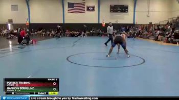 126 lbs Round 5 (10 Team) - Gannon Berglund, Poudre JV vs Porter Trabing, Laramie