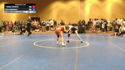115 lbs Quarters - Sonia Munetz, Pin2Win vs Nina Merunka, Fightin Irish Wrestling Club