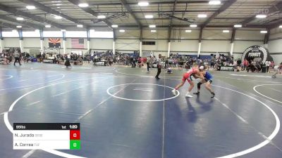 95 lbs Final - Noah Jurado, Desert Dogs WC vs Aydann Correa, TUF CA Wrestling Academy