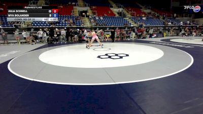 120 lbs Cons. Rd Of 32 - Julia Schnell, CO vs Mya Bolander, ID