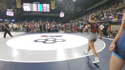110 lbs Champ. Rd Of 64 - Liza Krueger, South Dakota vs Cierra Lear, Indiana