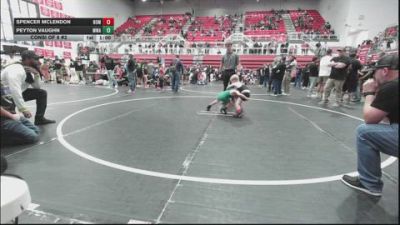 46 lbs Consi Of 8 #2 - Spencer McLendon, Team Nomad vs Peyton Vaughn, Moore Wrestling Academy