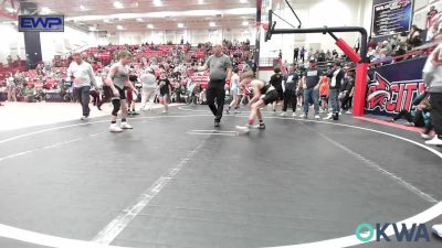 92 lbs Quarterfinal - Aleks Routledge, Prodigy NDT vs Chance Baker, Morris Wrestling Association