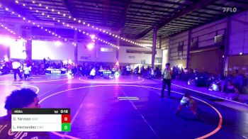 46 lbs 3rd Place - Luciano Hernandez, Fort Lupton WC vs Daniel Yarmon, Ridge WC