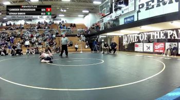 126 lbs 3rd Place Match - Camden Richardson, New Philadelphia vs Ethan Dimos, Mass. Jackson