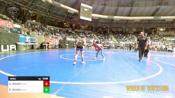 80 lbs Consi Of 16 #2 - Ali Albadri, Greater Heights Wrestling vs Ronan Winkle, R.A.W.