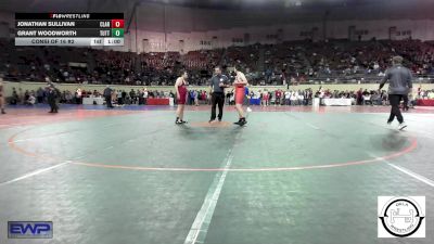 161 lbs Consi Of 16 #2 - Jonathan Sullivan, Claremore Wrestling Club vs Grant Woodworth, Tuttle