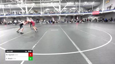 197 lbs Round Of 16 - Max Agresti, Harvard vs Cael Black, Lock Haven-Unattached