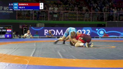 69 kg Final 3-5 - Nikoleta Barmpa, Greece vs Veronika Vilk, Croatia