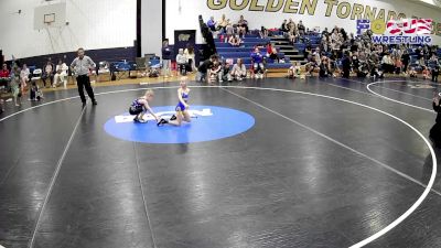 43-48 lbs Round 3 - Logan Howard, Butler vs Amelia Johnson, Greenville