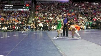 2A-150 lbs 1st Place Match - Blake Fox, Osage vs Ben Walsh, Sergeant Bluff-Luton