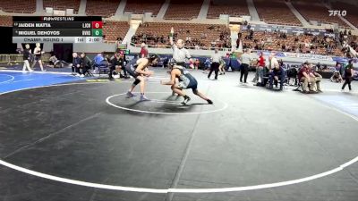 D1-165 lbs Champ. Round 1 - Jaiden Matta, La Joya Community High School vs Miguel Dehoyos, Desert Vista High School