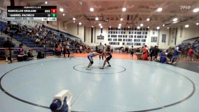 138 lbs Quarterfinal - Gabriel Pacheco, Central Union vs Marcellus England, Mount Miguel