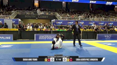 Sarah Anne Young vs Luisa Albieri Paez Junqueira 2026 Pan Kids Jiu-Jitsu IBJJF Championship
