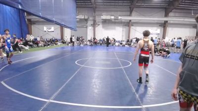 100 lbs Semifinal - James Messina, Pirate Wrestling Club - HS vs Liam Matson, Curby Grizzly Bears - HS