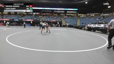 197 lbs Cons. Round 2 - Michael Moreno, Arizona Christian vs John Lovett, Reinhardt