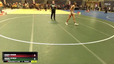 105 lbs Cons. Round 3 - Reese Schild, Chatfield vs Owen Wiger, Sartell