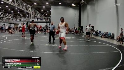 285 lbs Semis (4 Team) - ELIAS ESPINOZA, Team Arizona vs Isiah Rodriguez, Este Built WC