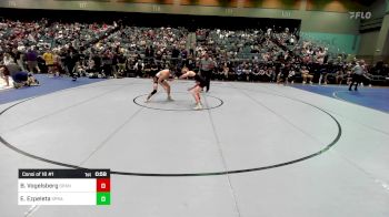 113 lbs Consi Of 16 #1 - Brody Vogelsberg, Spanish Fork vs Elijah Ezpeleta, Sprague