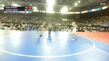 5A 132 lbs 5th Place Match - Cooper Lehosit, Emmett vs Angel Arteaga, Minico