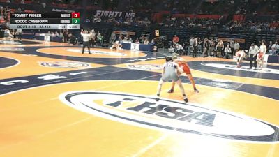 3A 150 lbs Quarterfinal - Rocco Cassioppi, Rockton (Hononegah) vs Tommy Fidler, Chicago (Marist)