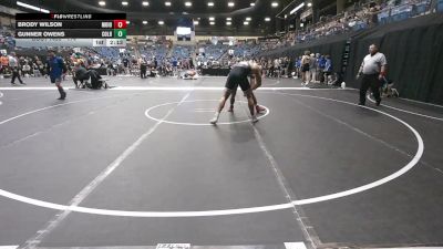 174 lbs Cons. Round 3 - Gunner Owens, Colby Community College vs Brody Wilson, Morningside (Iowa)