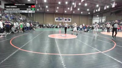 132 lbs 1st Place Match - Eric Casula, Stillwater vs Mason Milsaps, College Park
