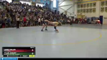 220 lbs Semifinal - James Miller, Salesianum vs Tyler August, Delaware Military Academy
