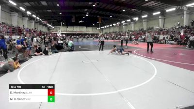 116 lbs Quarterfinal - Daniel Martinez, Alamosa vs Malakai Rubio-Saenz, Lincoln County Youngguns