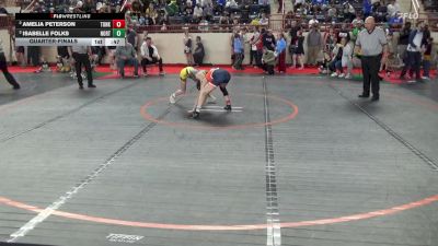 100_G lbs Quarterfinal - Amelia Peterson, Tunkhannock vs Isabelle Folks, North Allegheny